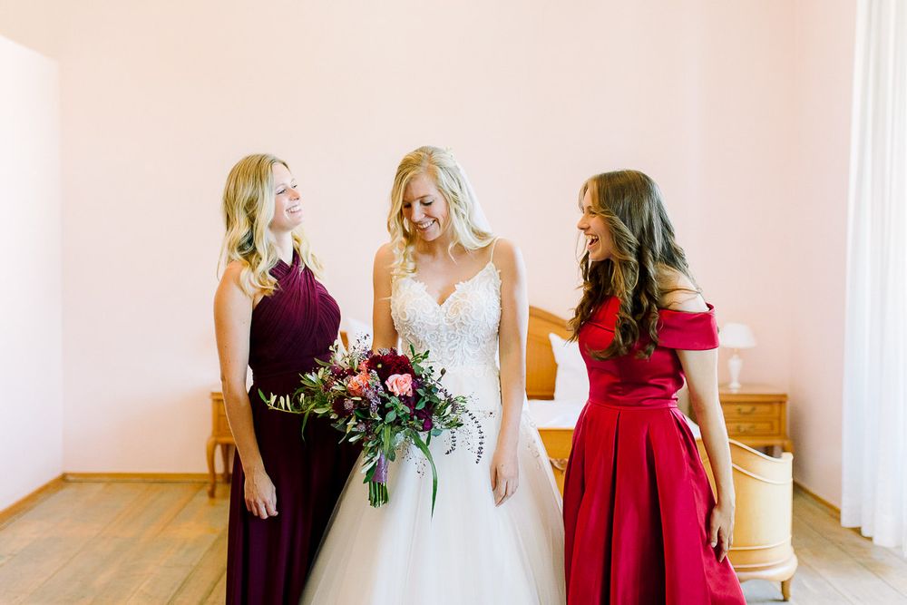 Hochzeitsfotograf Bayern Hochzeit Schloss Neuburg an der Kammel Bayern