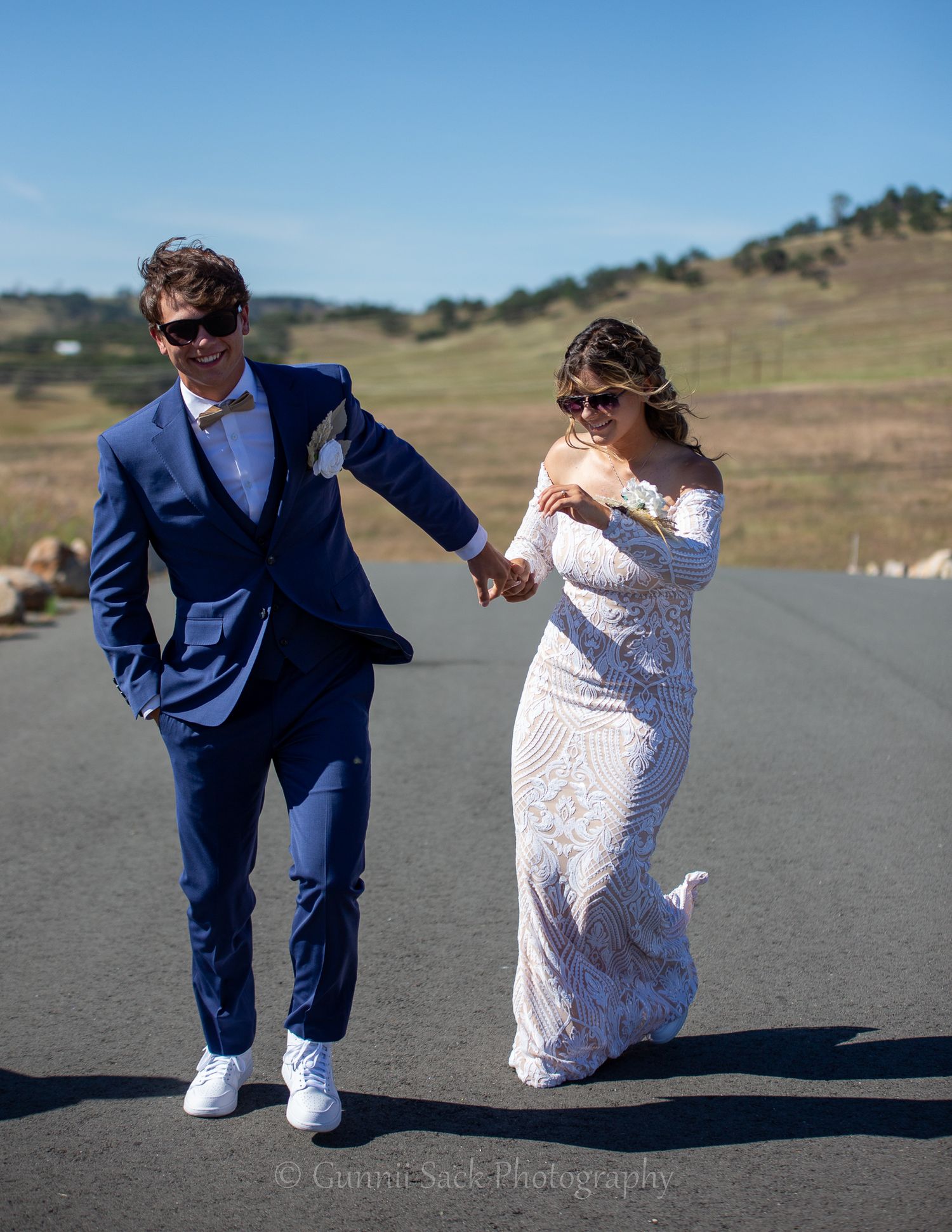 gunnii sack photography, valley springs golf course, calaveras high school prom, prom photo shoot,