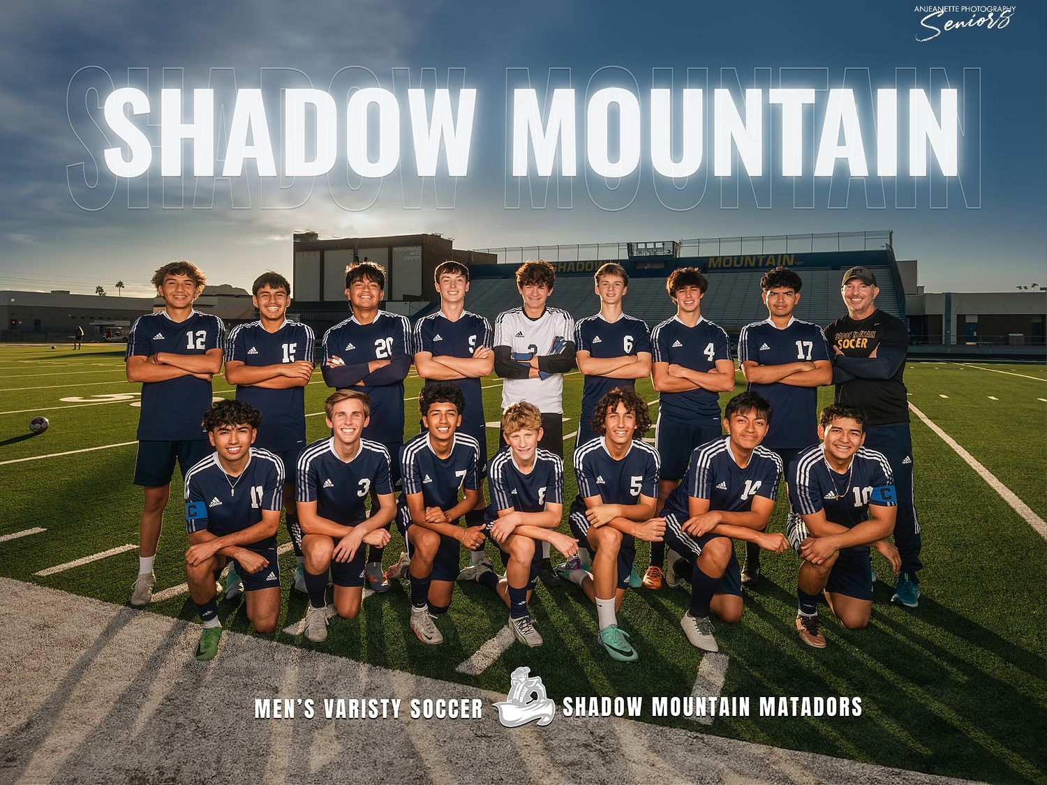 Team Sports Banner Pictures Phoenix Arizona by Anjeanette Photography Graduation High School Seniors AZ