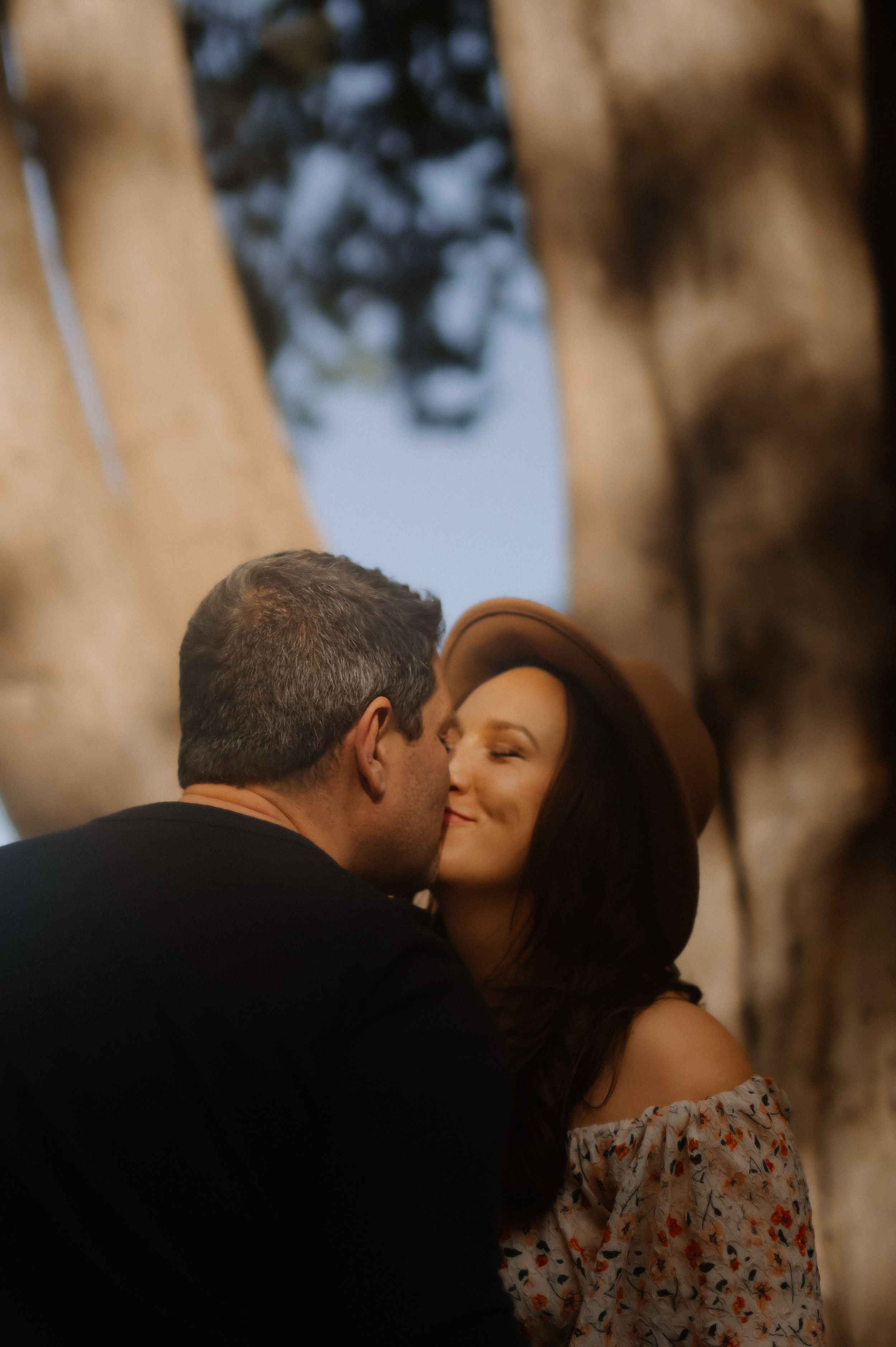 Intimate portrait series showing tender moments between loved ones in natural lighting.