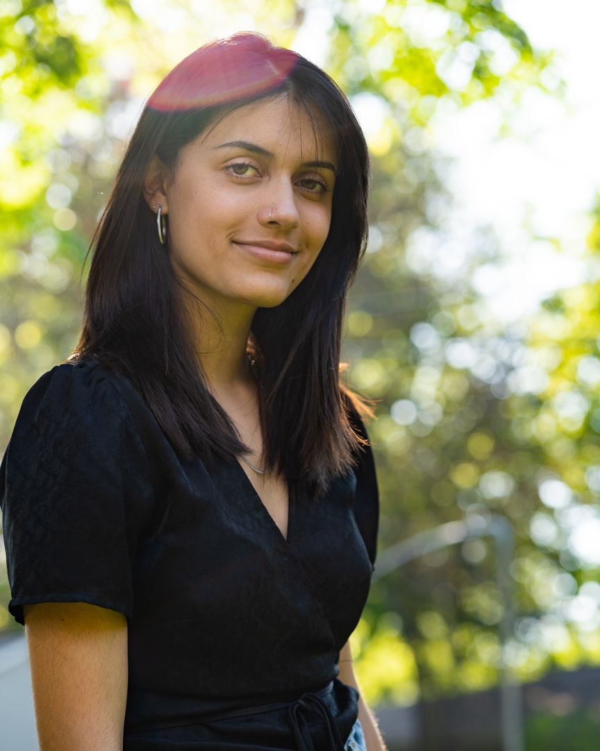 Headshot portrait of woman