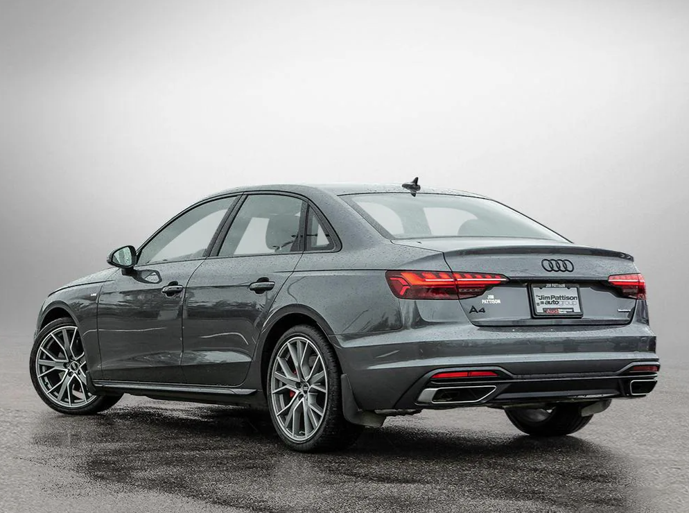 audi edmonton car sedan in grey, a4, brand photographer in edmonton, alberta