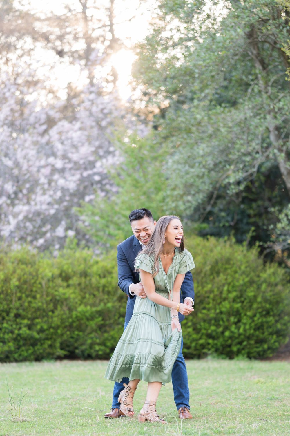wedding photographer, engagement photographer, bride, Huntsville weddings, Huntsville Botanical Gardens, just engaged
