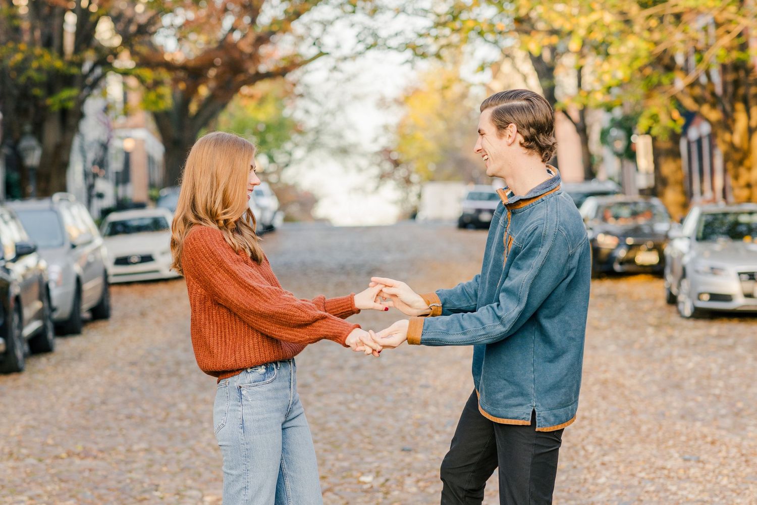 OLD TOWN ALEXANDRIA FALL ENGAGEMENT SHOOT