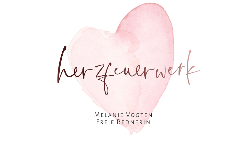 Logo von herzuerwerk, Melanie Voigt, freie Rednerin.