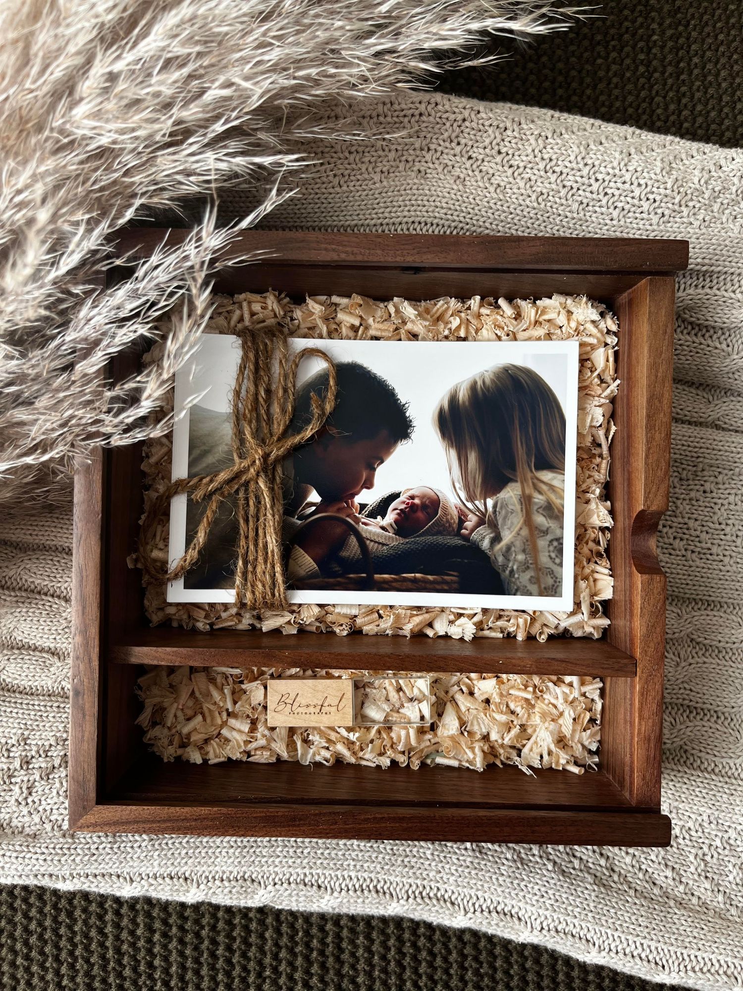 Photo Keepsake box with print and usb