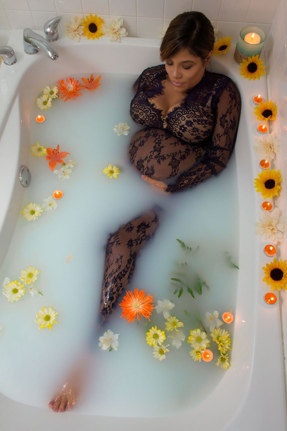 maternity milk bath