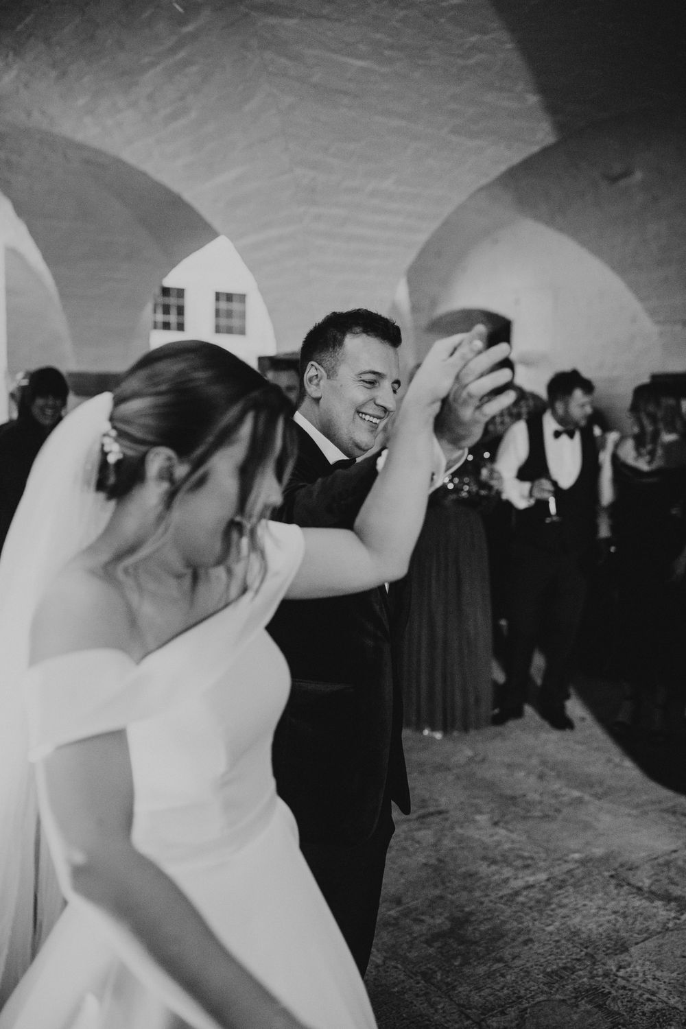 Winter wedding at The Crowcombe Court in Somerset , first dance