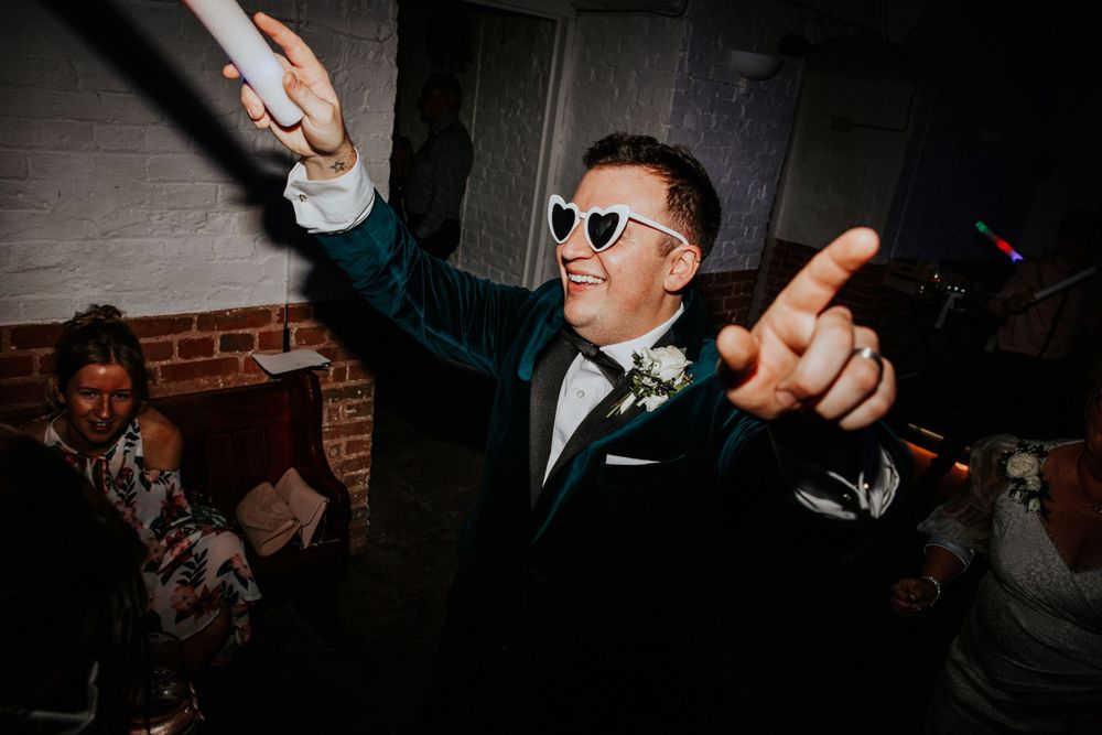 Dance floor at  Crowcombe Court  in Somerset