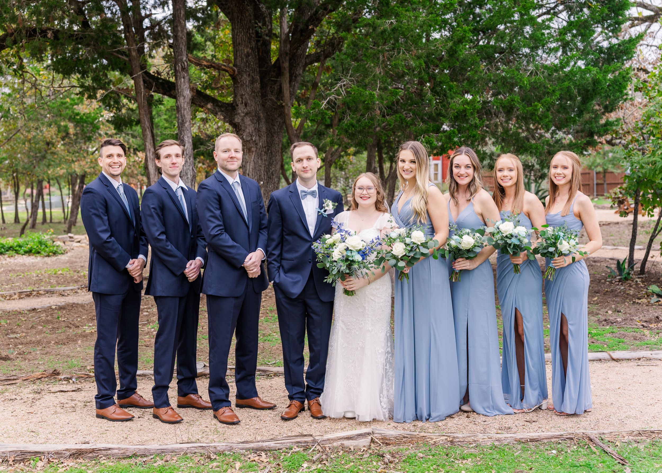 wedding party portraits