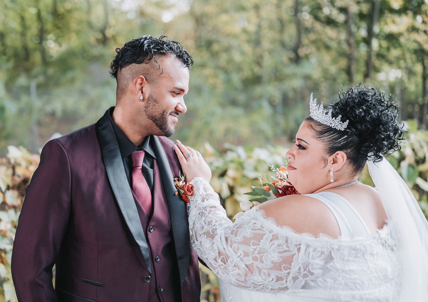 Wedding day in Boston, Ma
