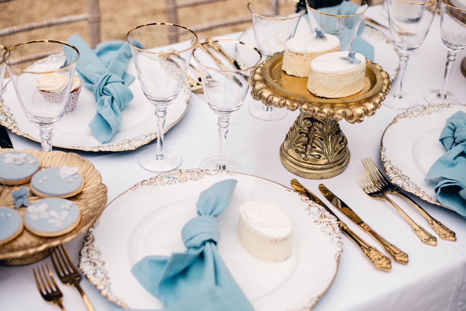 desserts table luxury outdoor wedding inspiration
