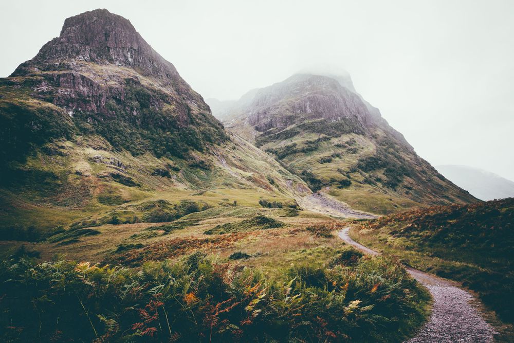 Two Sisters Mountains Glencoe