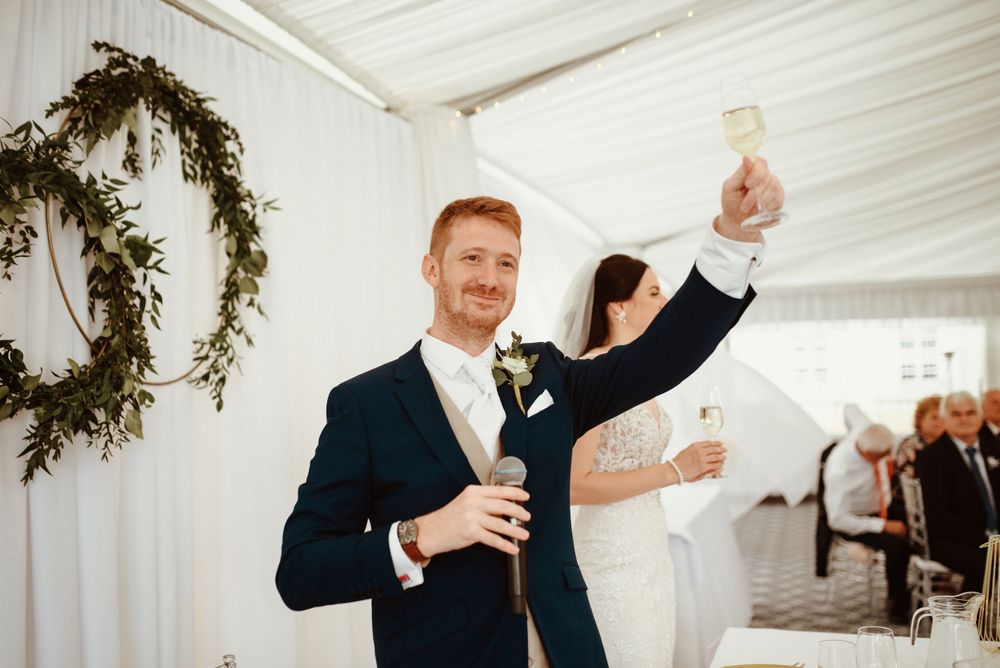 groom toast