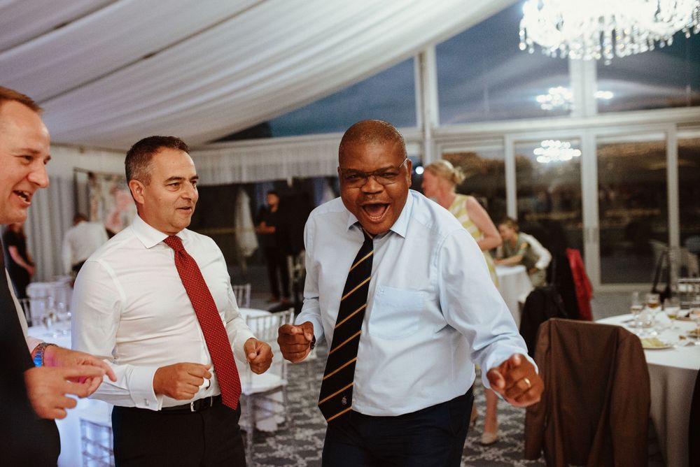 That is LIVE band wedding fun
