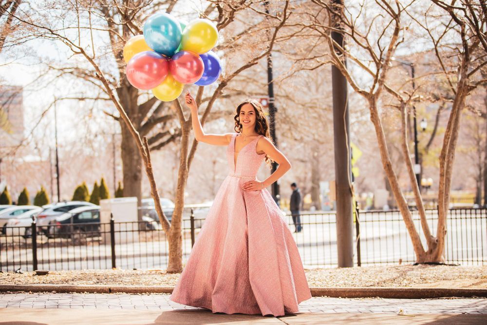 Sweet 16 photoshoot in Hartford, Connecticut.