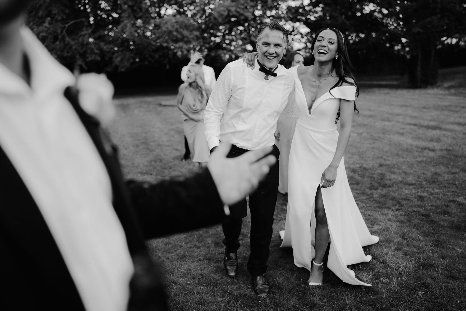 bride-and-groomsmen-champagne-spray-stockton-house-wedding-shropshire