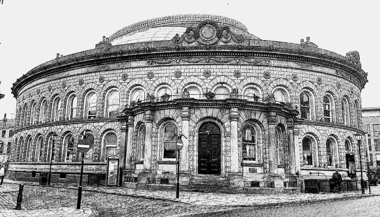 paul heaney photography leeds corn exchange exterior