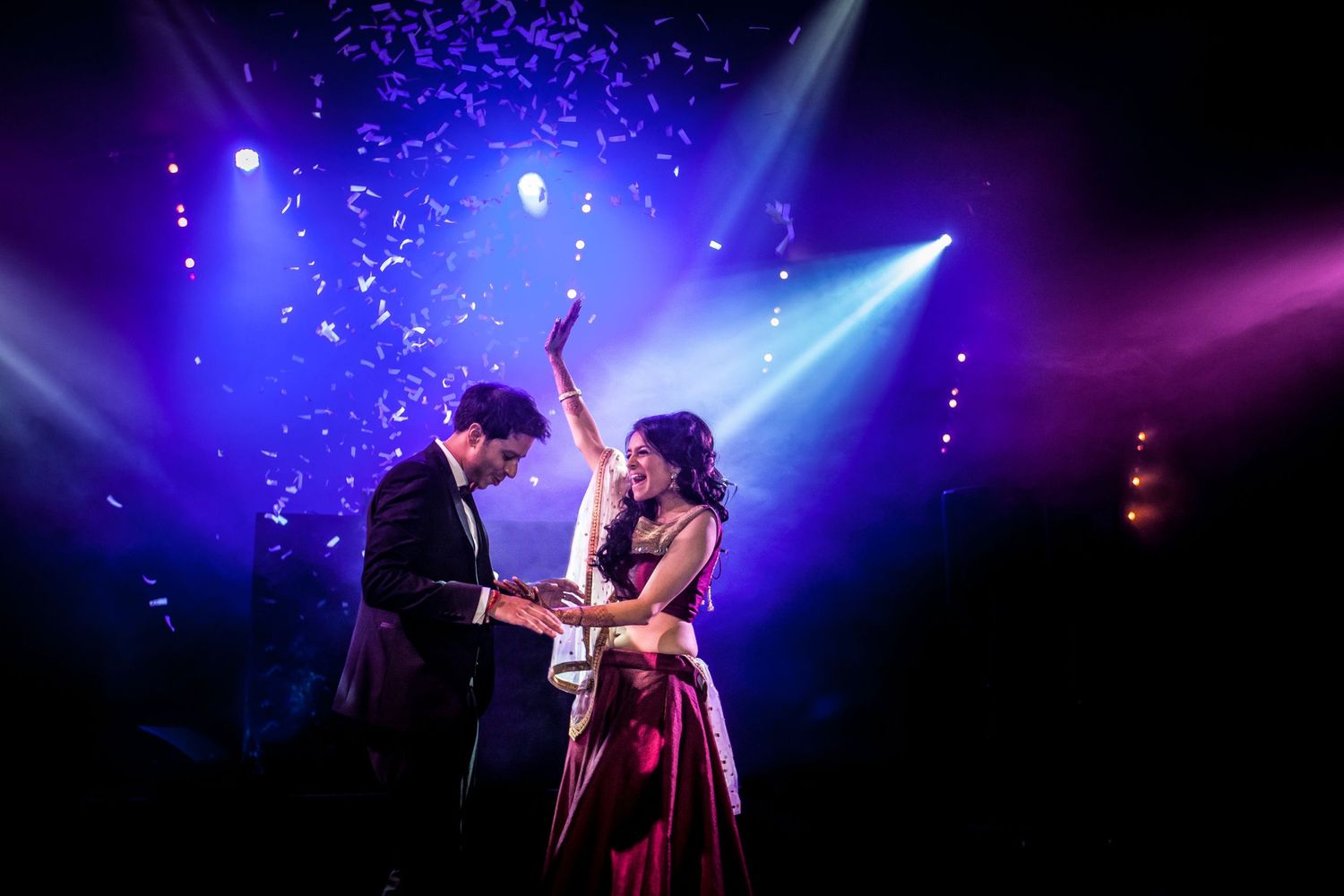 Kunal & Sapna enjoy this wonderful moment on their first dance at the HAC Artillery in London