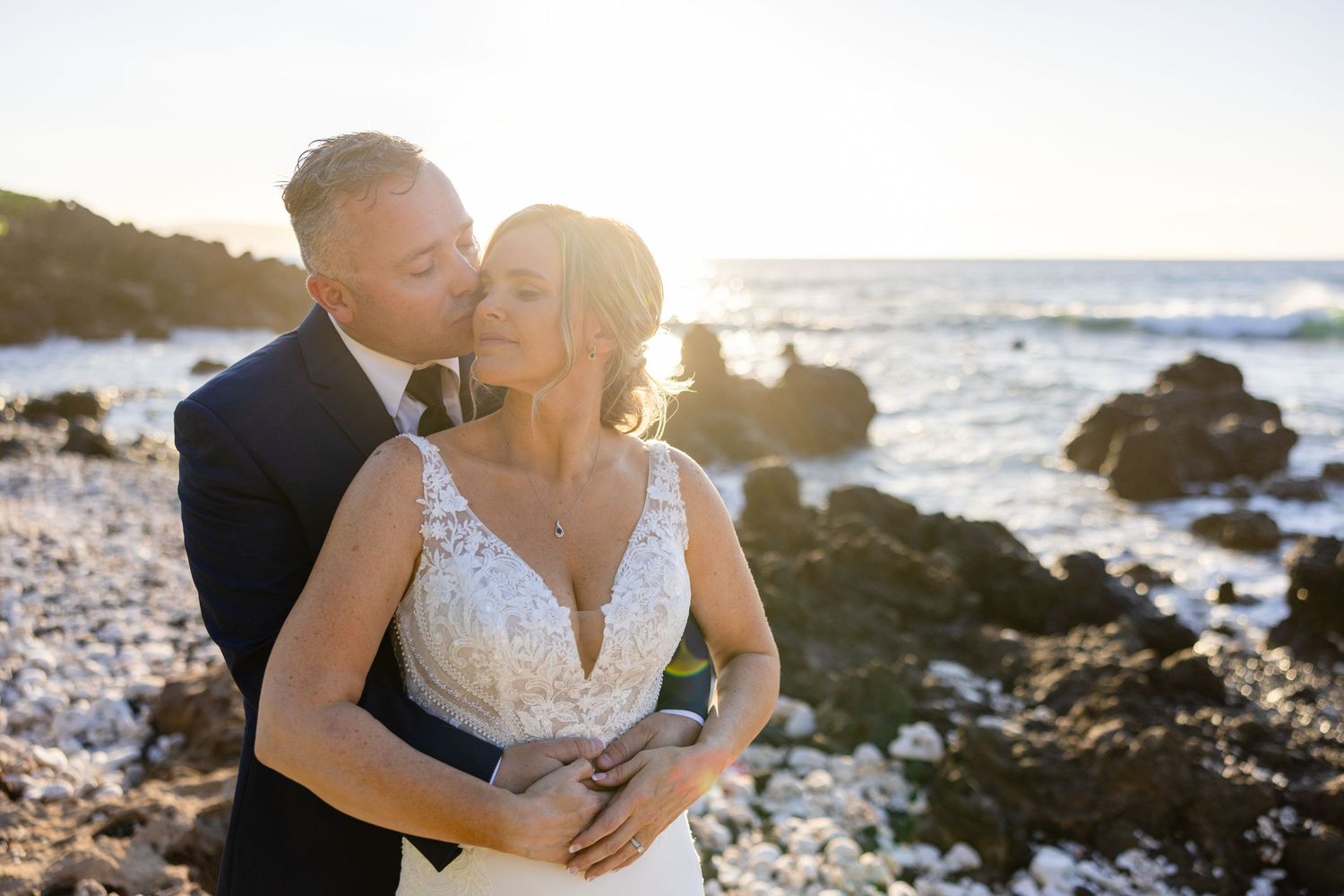 A stunning wedding at Kukahiko Estate in Makena, Maui photographed by Maui Wedding Photographer Aihara Visuals