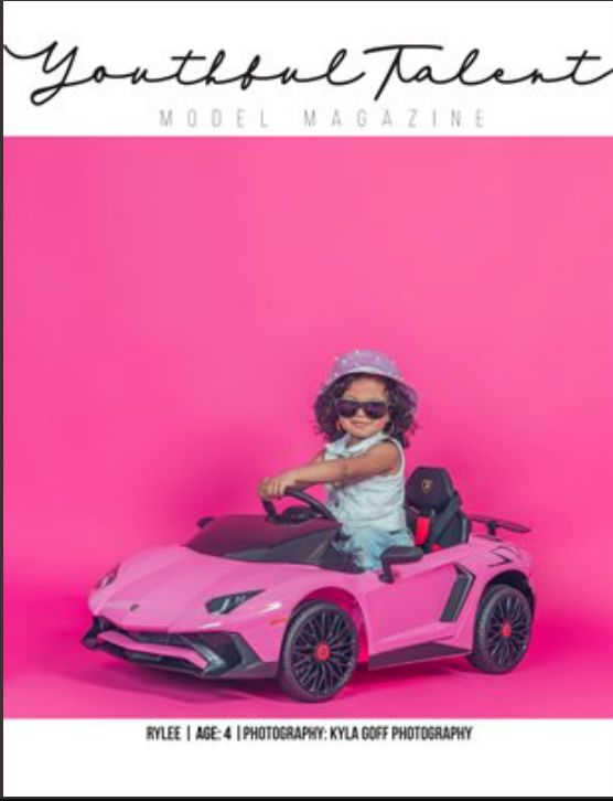 Youthful Model Magazine Cover - Kyla Goff Bellingham Photography