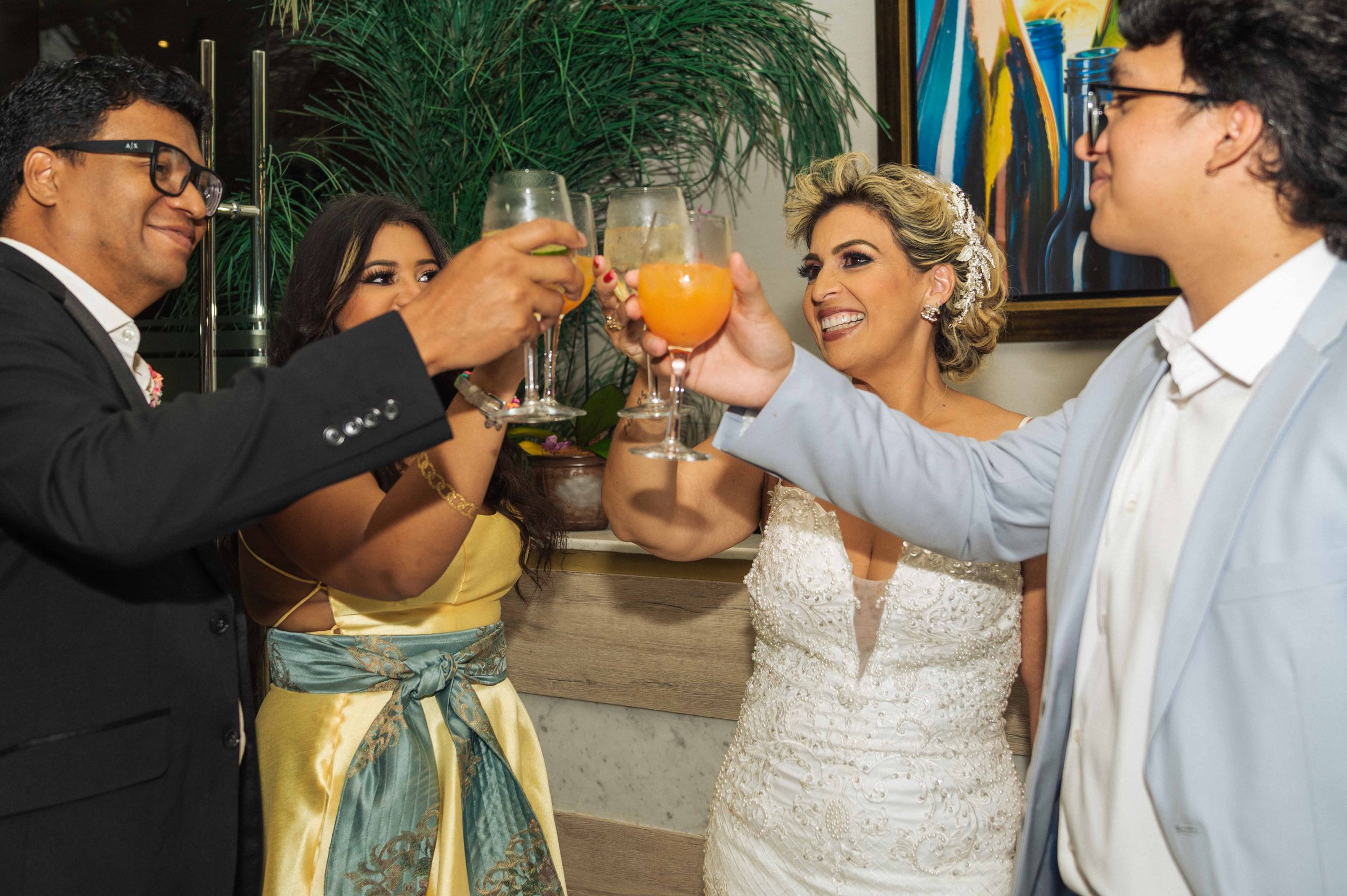 Momentos iniciales de la boda documentados profesionalmente