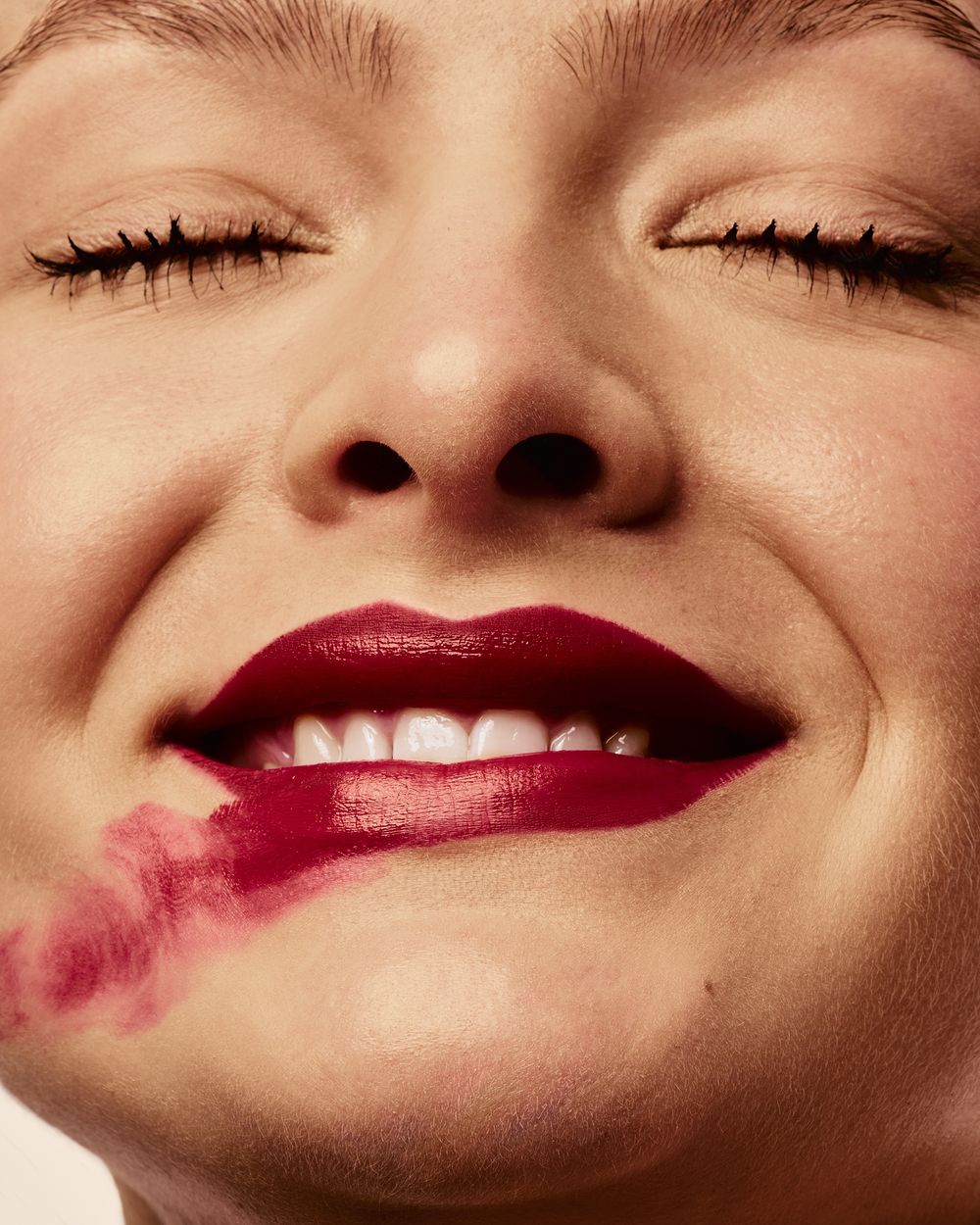 Red YSL Lipstick Beauty Photoshoot by Dominik Zky Photography
