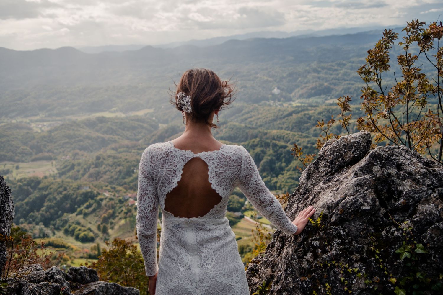 Hochzeitsfotosession in den österreichischen Bergen
