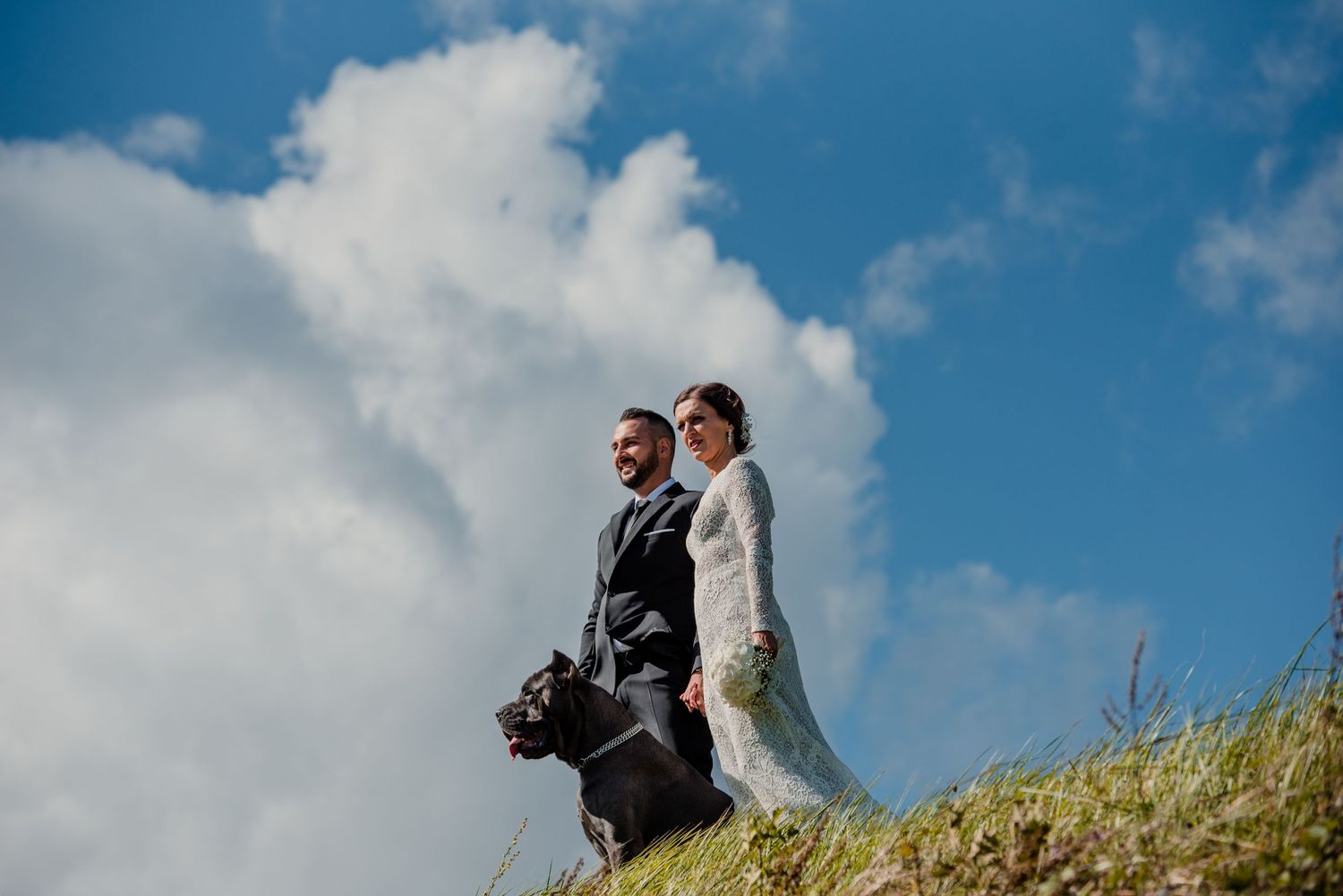 Hochzeitsfoto in den Bergen