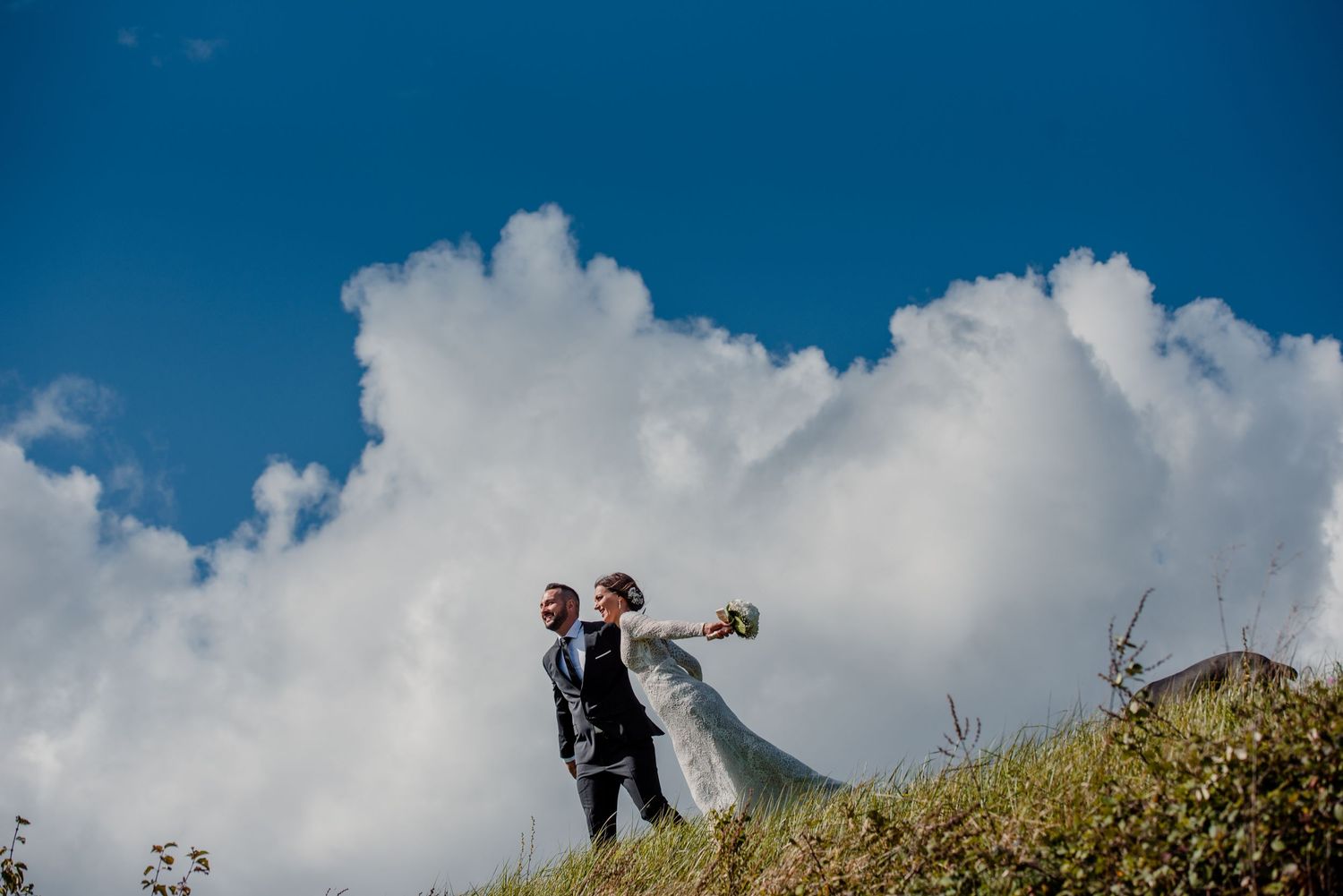 Hochzeitsfoto in den Bergen