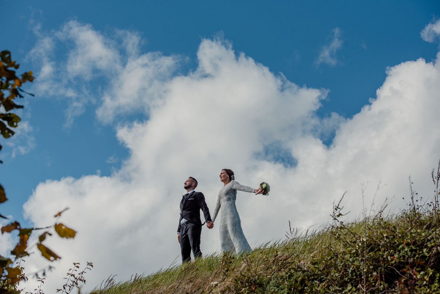 Hochzeitsfoto in den Bergen