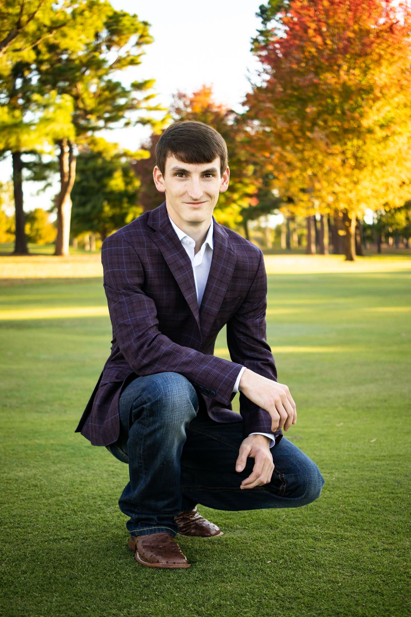 Eli's senior session at the Fayetteville Country Club, Fayetteville, Arkansas