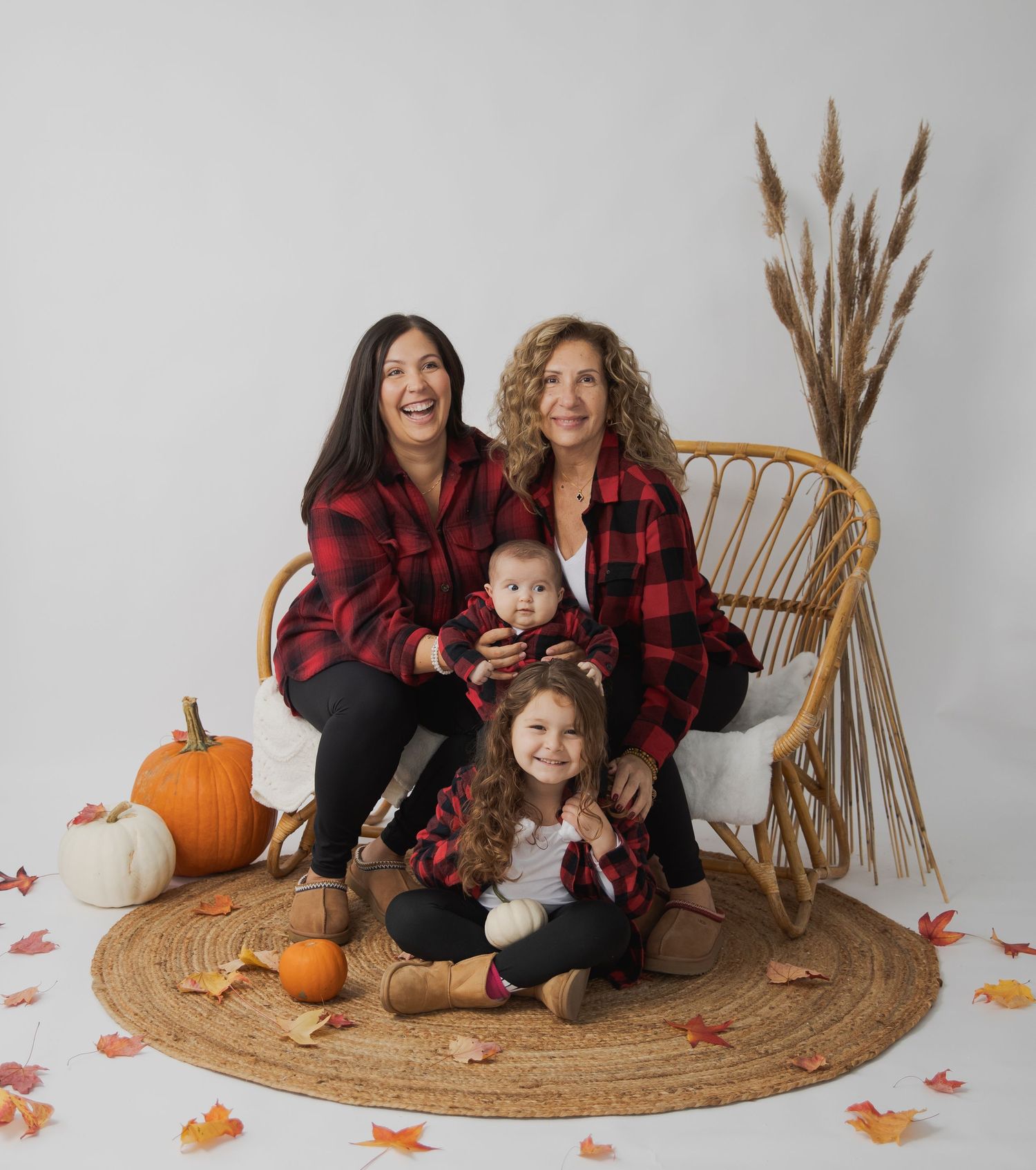 Lemos Family Fall Shoot in Studio | Niagara Photography | Welland Photography | St. Catharines Photography