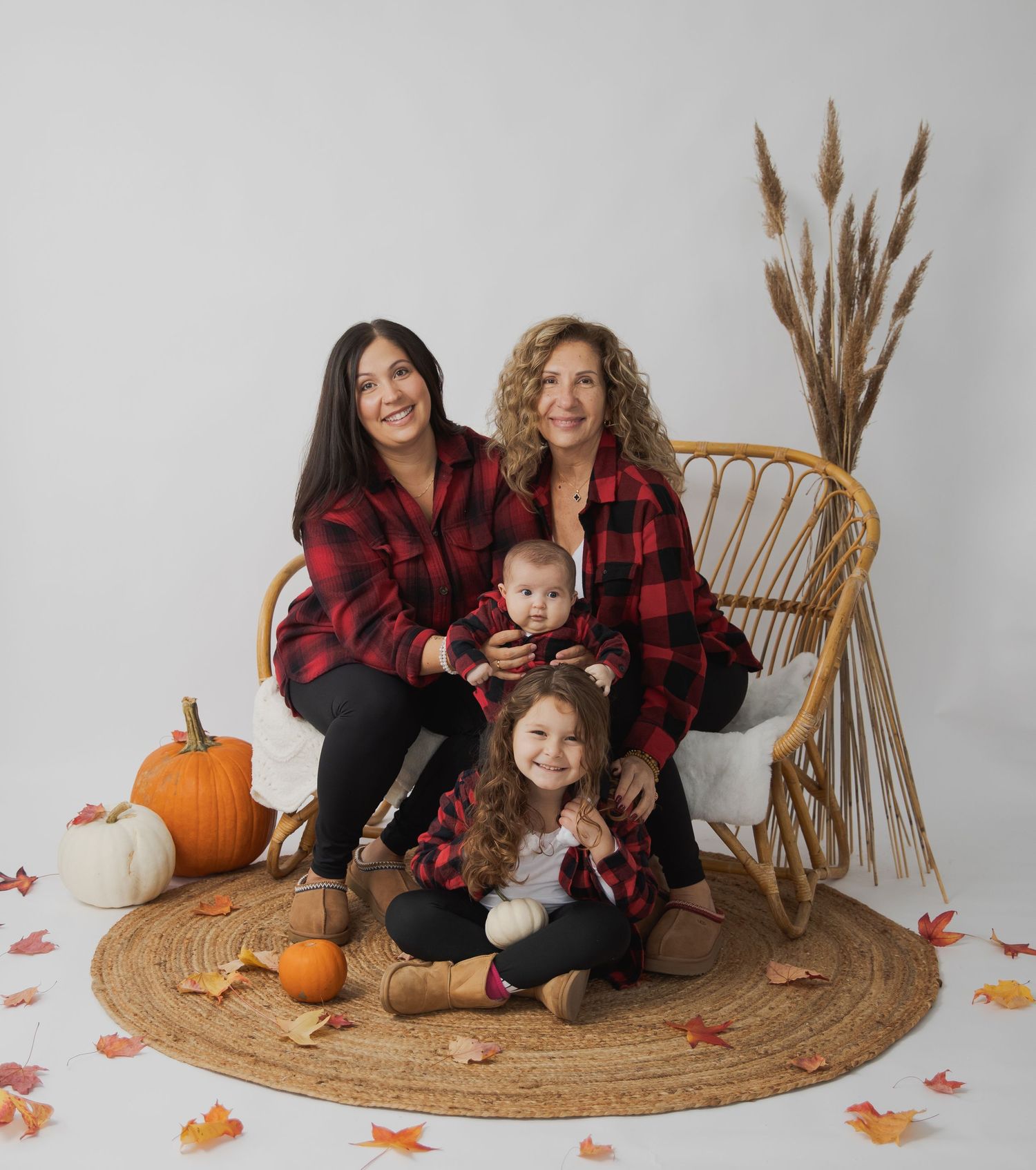 Lemos Family Fall Shoot in Studio | Niagara Photography | Welland Photography | St. Catharines Photography