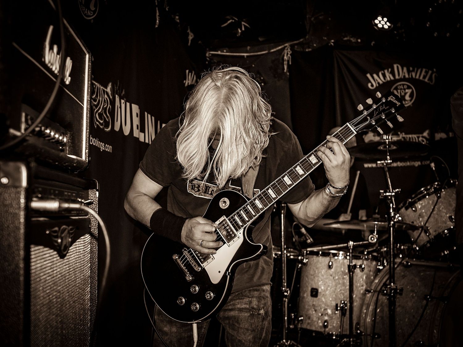 gigs and music in black and white