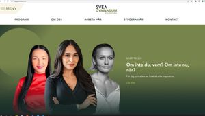 Professional business website homepage featuring motivational quote and team members.