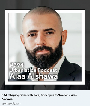 Podcast episode cover image featuring a headshot against a white background.