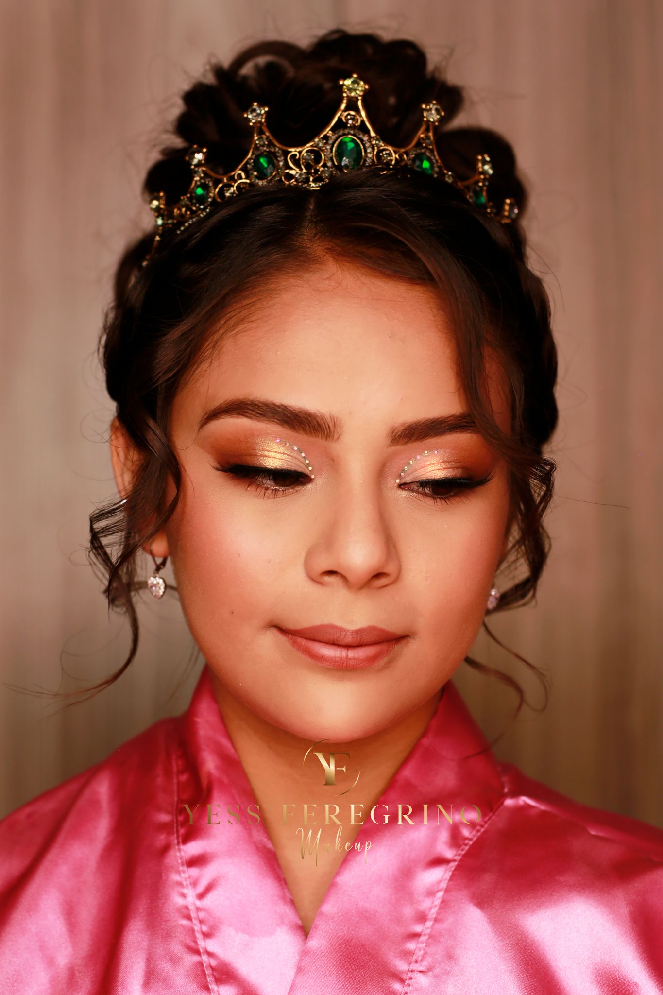 Maquillaje y peinado para xv en san juan del rio, Queretaro y tequisquiapan