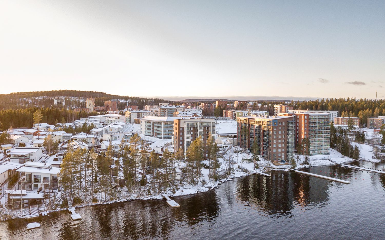 saaristokaupunki ilmakuva kuopio