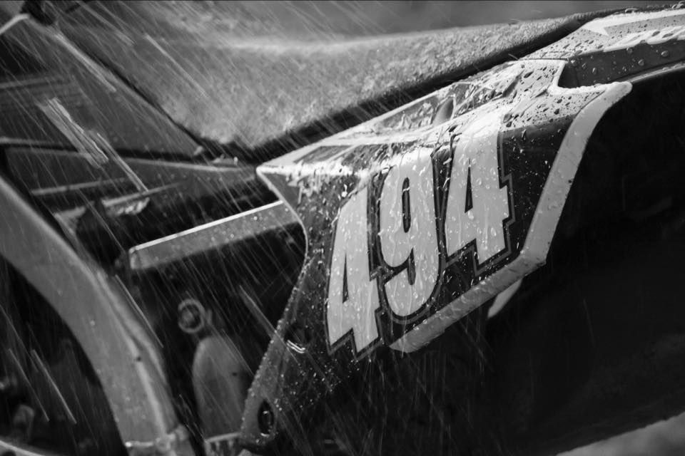 Dirt Bike in Rain