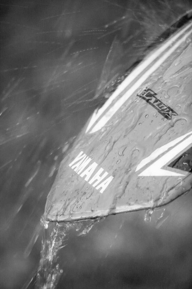 Dirt Bike in Rain
