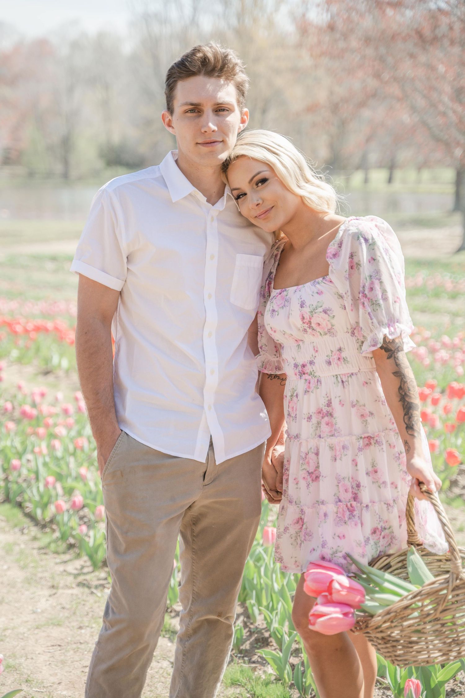 Dewberry Farm Photoshoot Tulip Mini Session Triad Greensboro, NC
