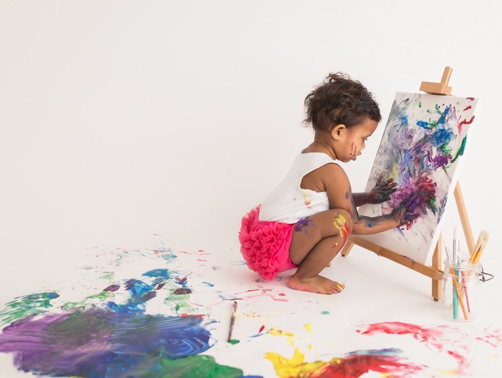 Paint splash smash 2nd birthday