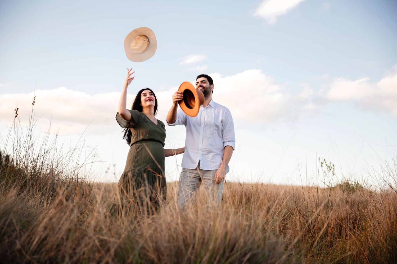 Fun maternity outdoor photoshoot Sydney