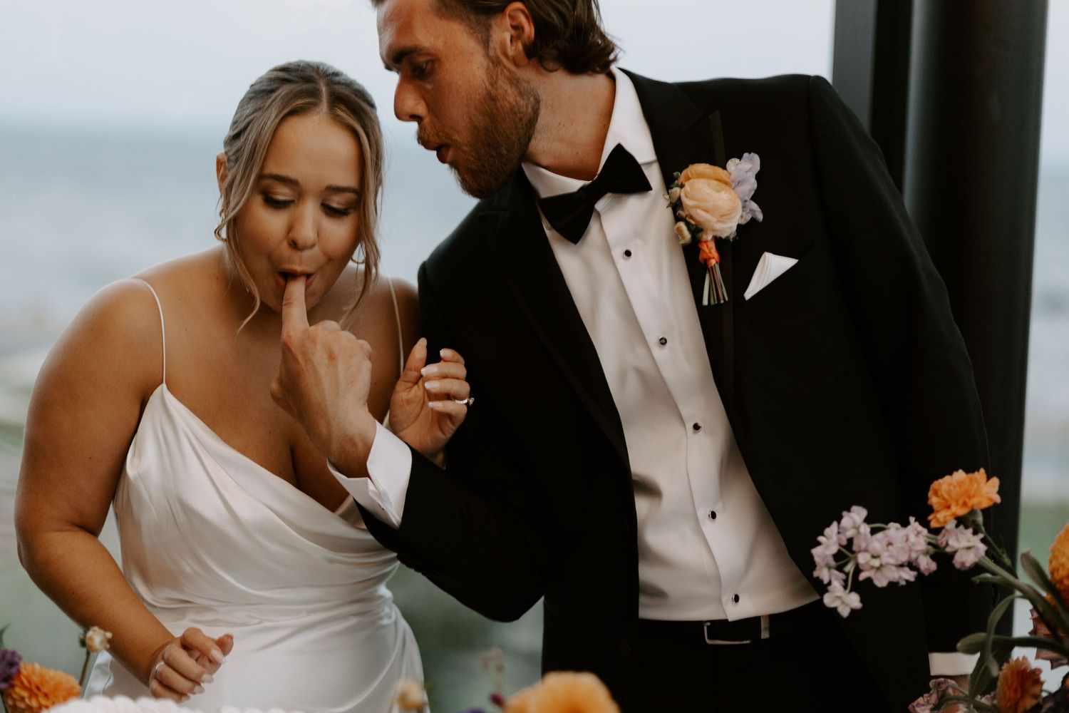 summer spencer's waterfront wedding burlington ontario canada candid