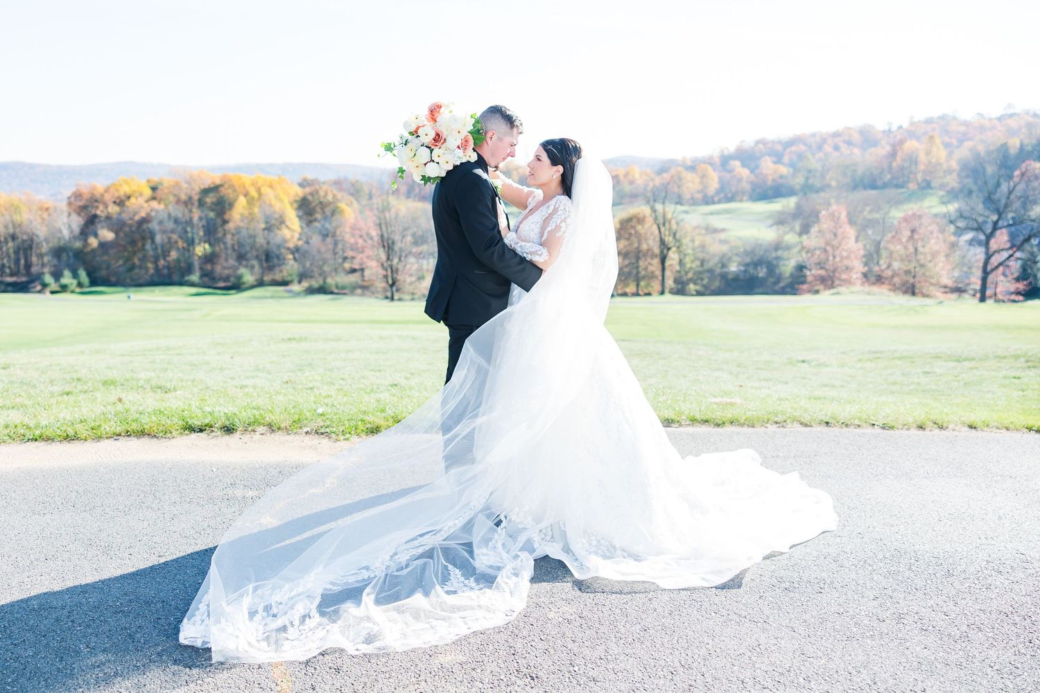 Lehigh Valley Wedding Photographer at The View at Morgan Hill Fall Wedding
