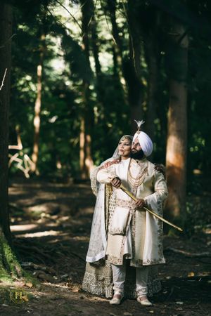 A magical moment frozen in time, capturing the love and happiness of the wedding day.