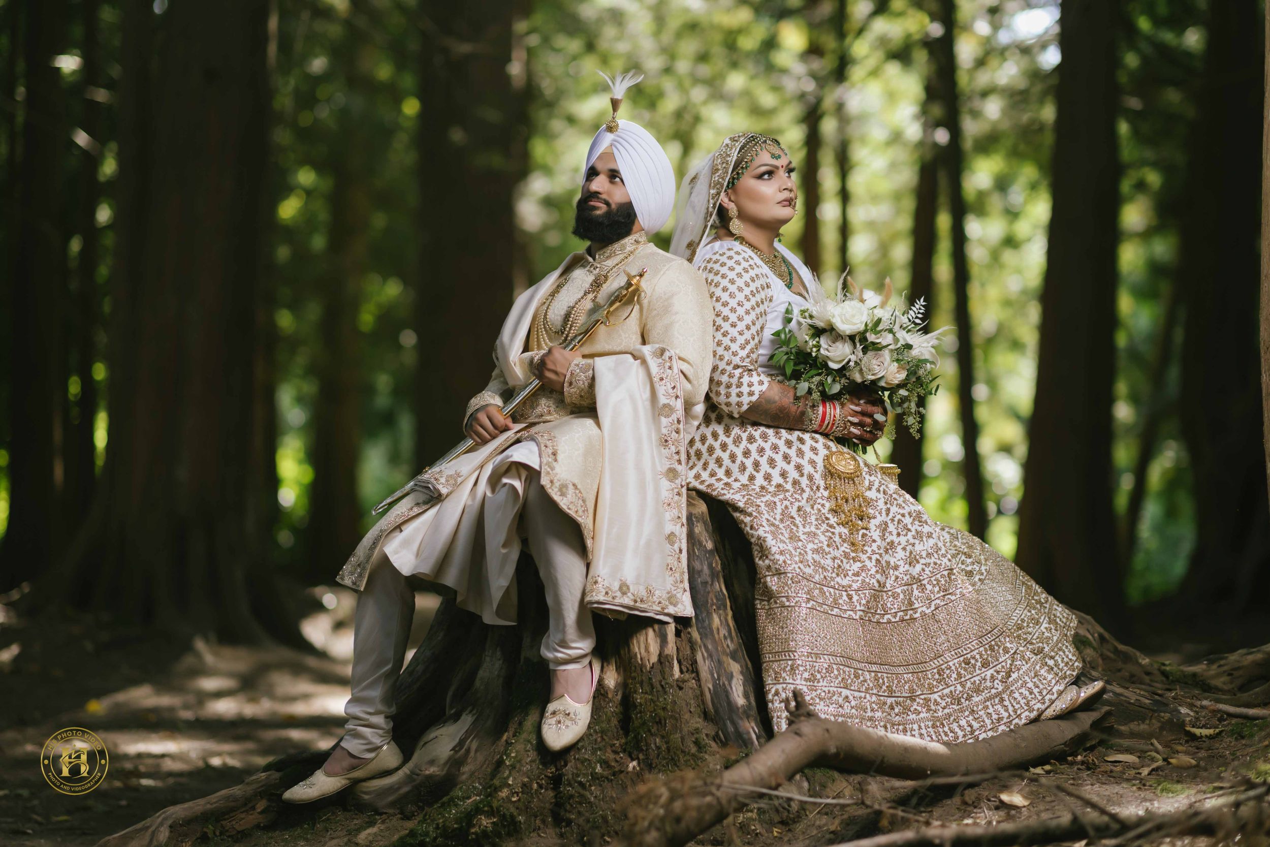 A magical moment frozen in time, capturing the love and happiness of the wedding day.
