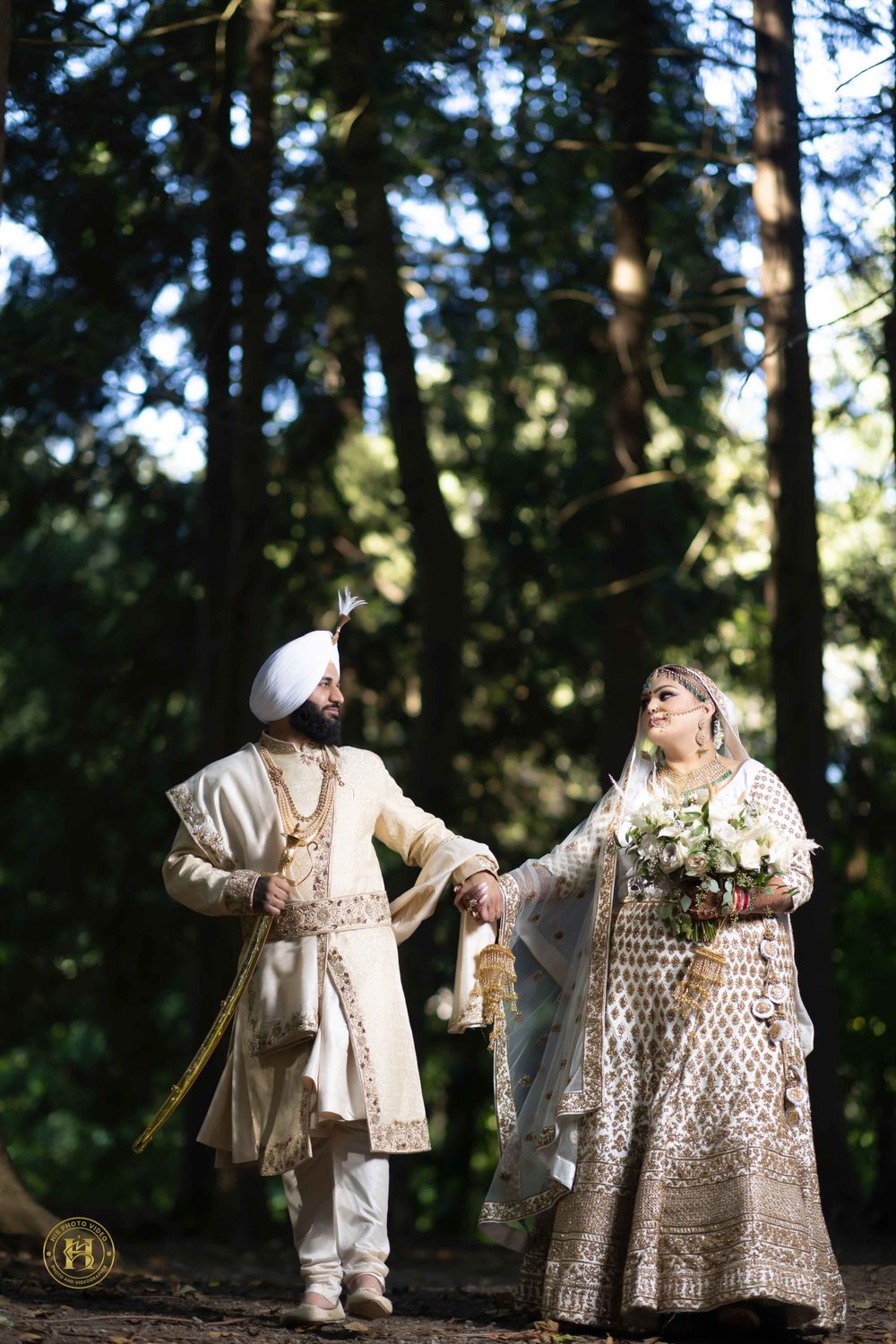 A magical moment frozen in time, capturing the love and happiness of the wedding day.