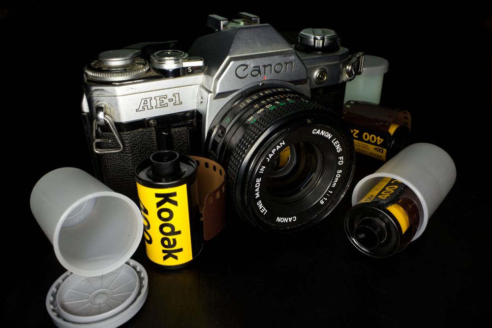 Canon AE-1, Canon, film camera, film